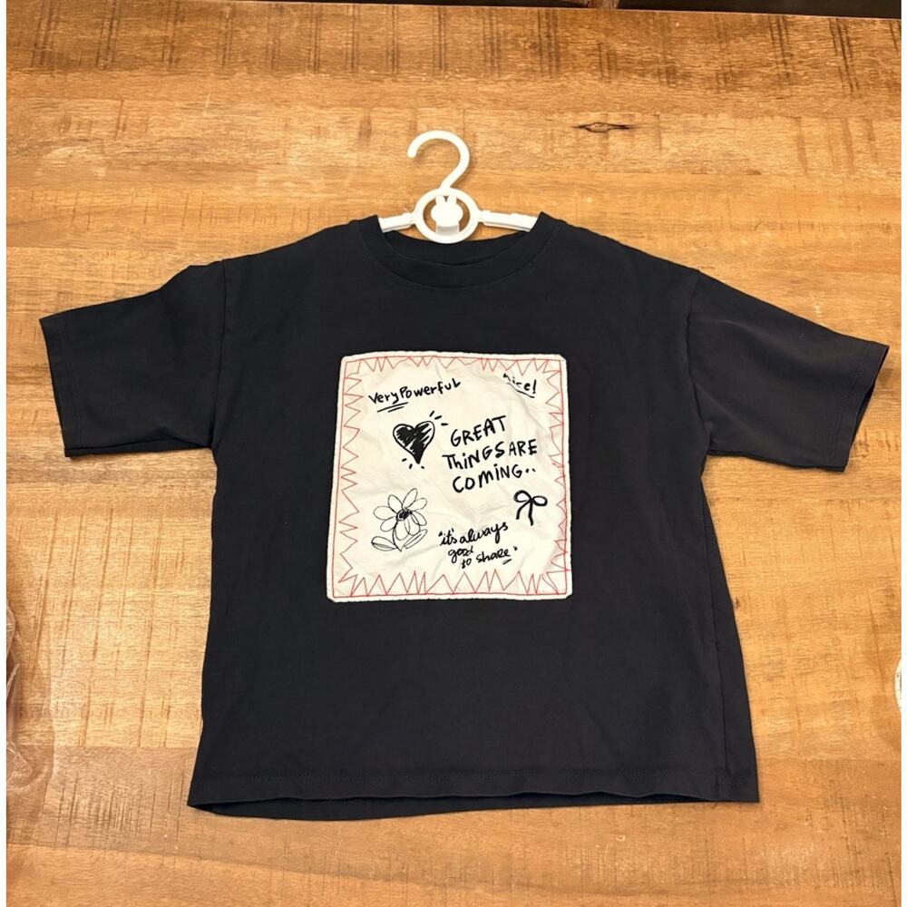 Zara Great Things Are Coming T-Shirt Kids 9–10 Year EUC